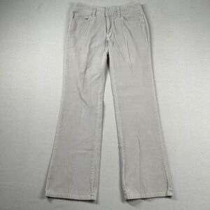Vintage Banana Republic Corduroy‎ Pants Womens 6 Boot Cut Beige Y2K 2001